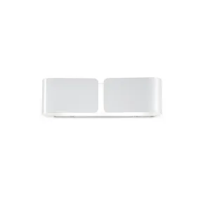 Applique murale CLIP Blanc 2x60W