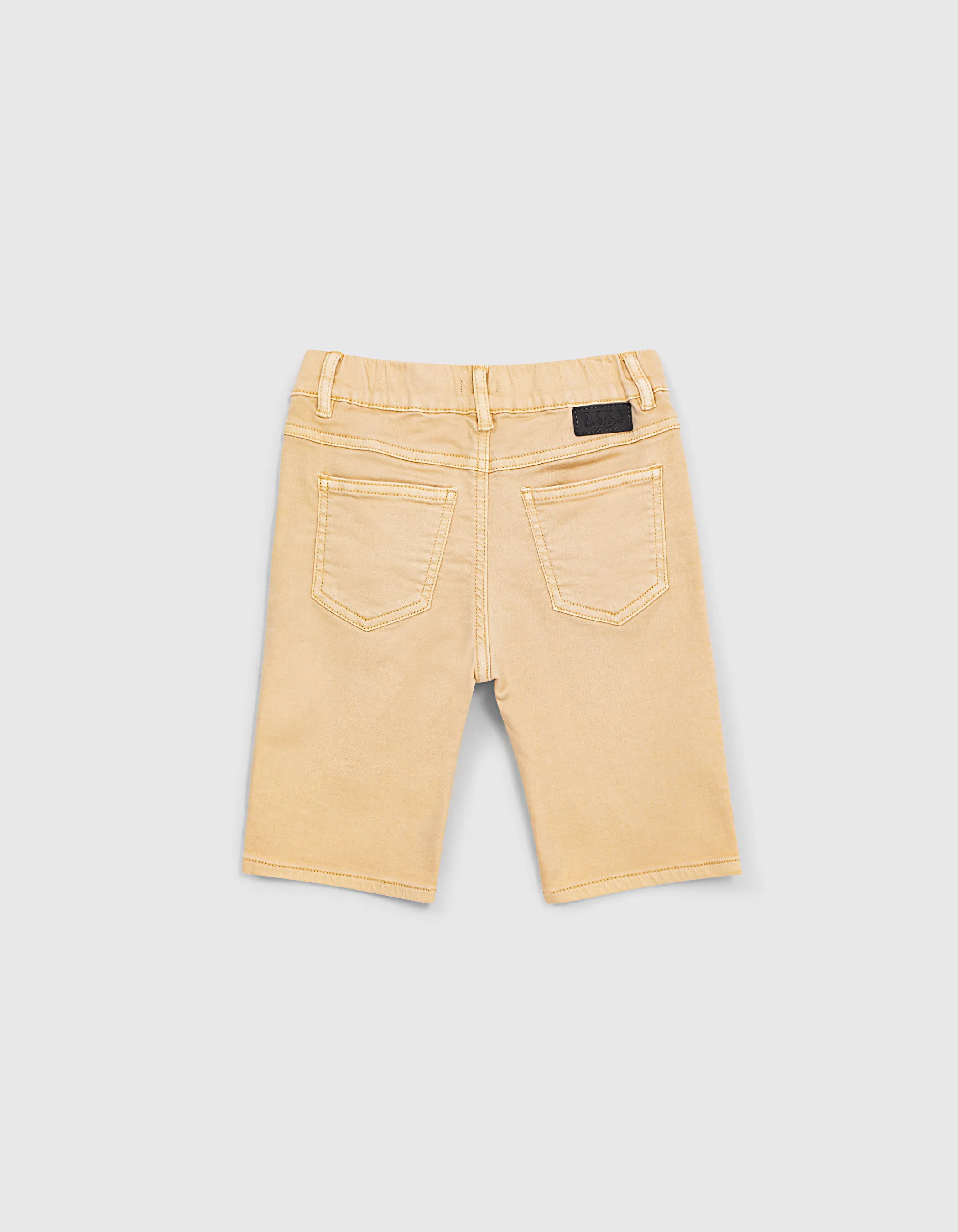 Bermuda blé knitlook coton bio garçon 