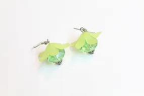 Boucles d'oreilles vertes