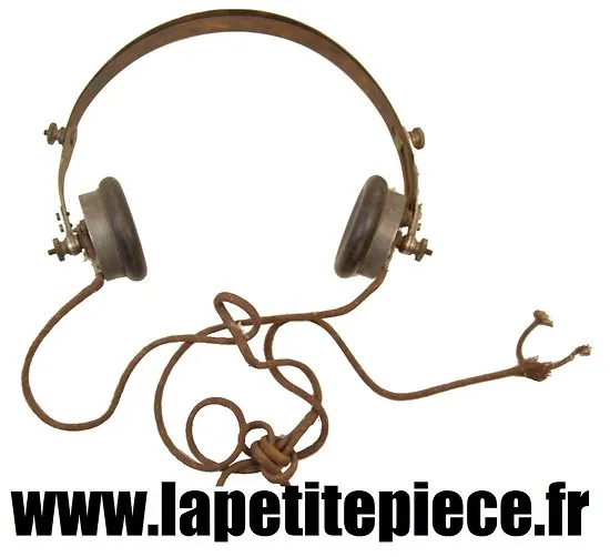 Casque écouteur radio brunet & cie. france ww2 