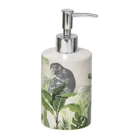 Distributeur à savon ou lotion en céramique 320ml déco bonobo