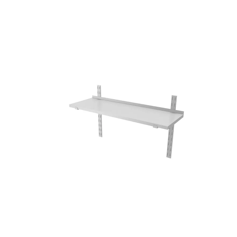 Etagere murale 1 niveau inox reglable