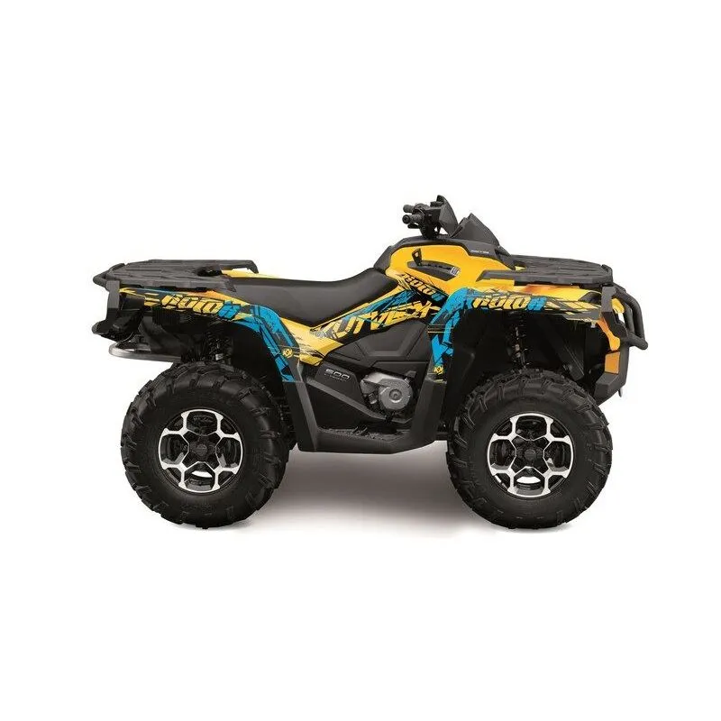 Kit déco KUTVEK Rotor jaune Can-Am Outlander Max test:78104103