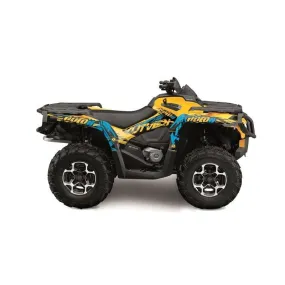 Kit déco KUTVEK Rotor jaune Can-Am Outlander Max test:78104103