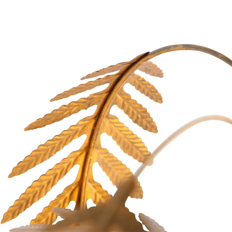 Lampe de table Art Déco dorée à 3 lumières - Botanica