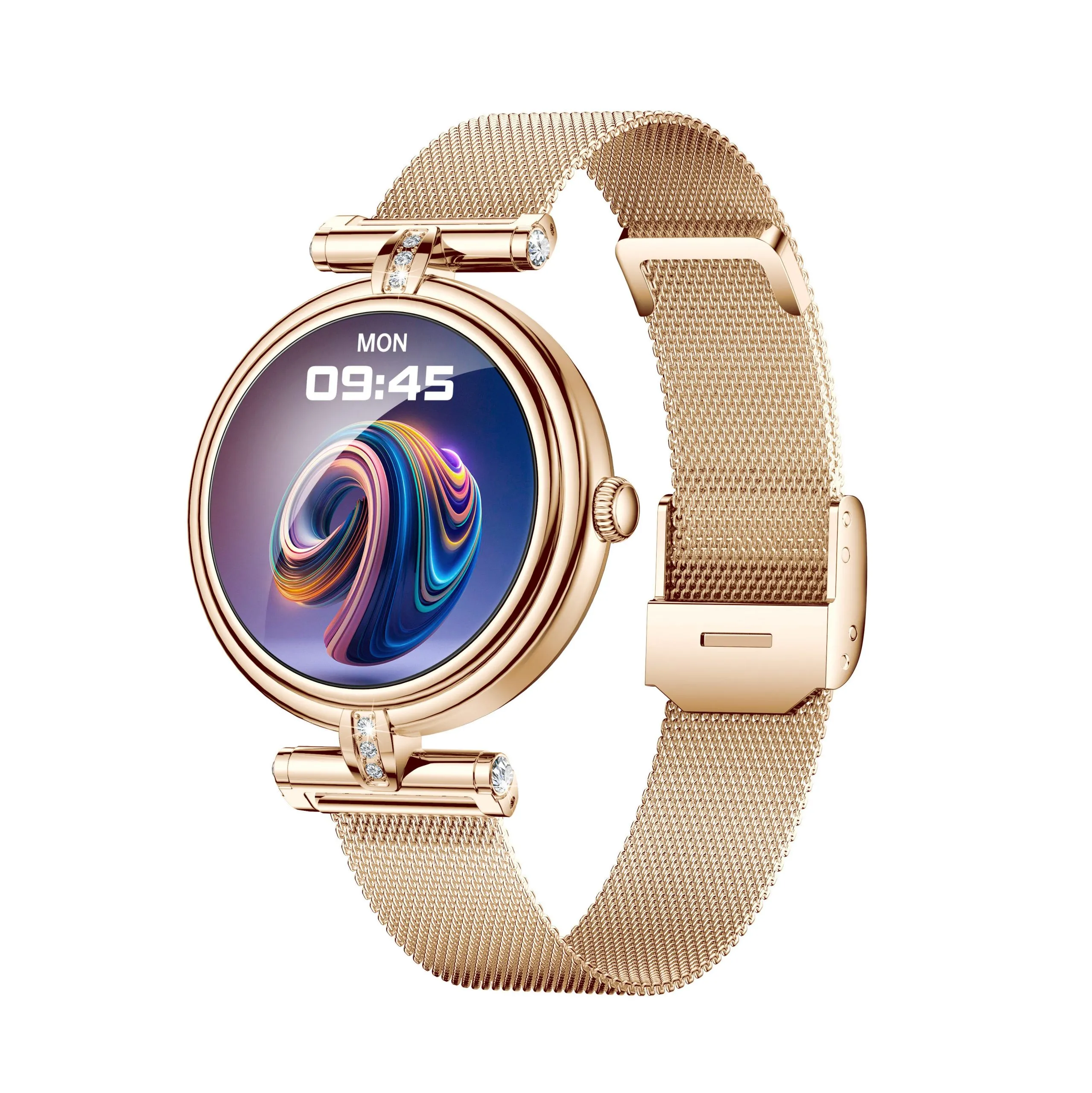 Montre intelligente avec cadran personnalisé pour femme, montre