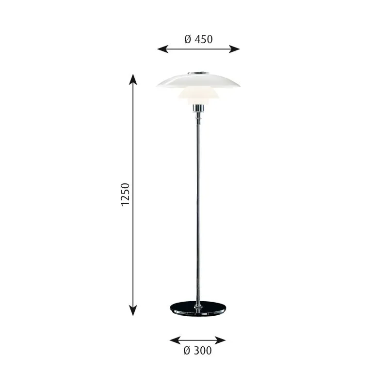 PH 4 - 3 - Verre - lampadaire