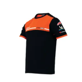 TEE SHIRT KID MOTOLAND NOIR ORANGE 2022