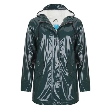 Veste Happy Rainy Days Rain Mac Padded Teddy Gigi Green